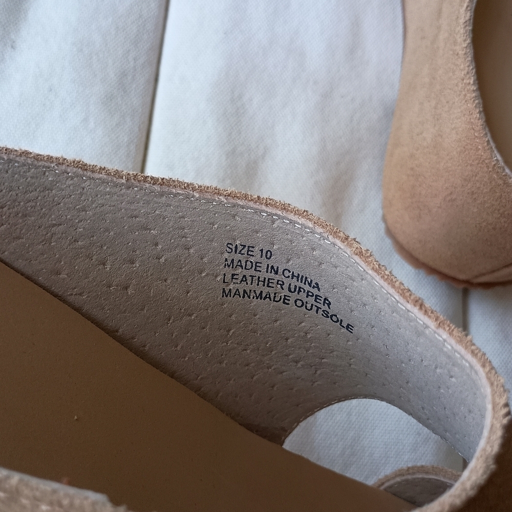 Volatile Stylish Tan Suede Women's Sandals_10 - Picture 4 of 7